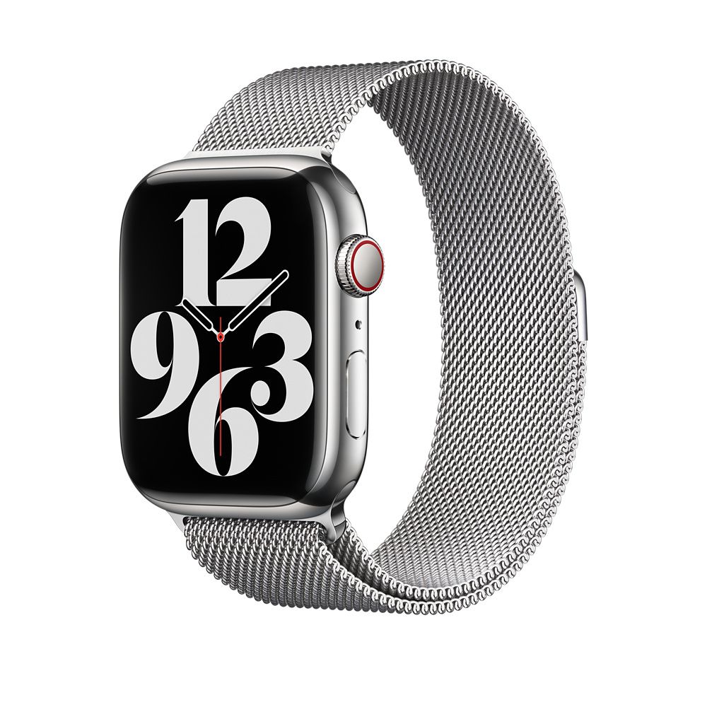 Apple Milanese Loop Band - Silver - 45mm