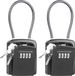 Merkloos / Sans marque Wan GmbH Kattentoilet met hoge rand en lage instap - grijs-wit - 56 x 39 x 27,5 cm