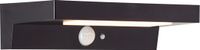 Brilliant Barker - Buiten wandlamp - LED 3W - Solar - 430 lm - 4000K - IP44 - zwart