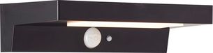 Brilliant Barker - Buiten wandlamp - LED 3W - Solar - 430 lm - 4000K - IP44 - zwart