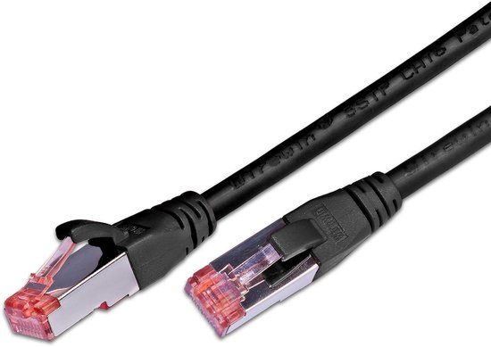 Wirewin S/FTP CAT6 70m netwerkkabel Zwart