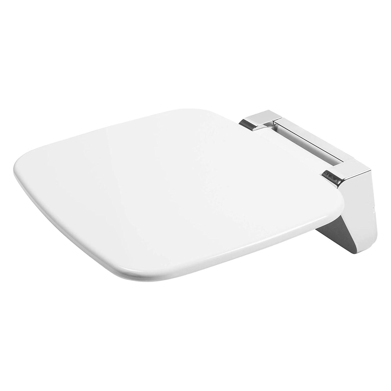 Cornat Douchekopzitje, belastbaar tot 160 kg, ruimtebesparend, opklapbaar, antislip zitvlak, onderhoudsvriendelijk materiaal, tijdloos design, klapzitting voor douche, zithulp, badzitje, SLDKL200, 350