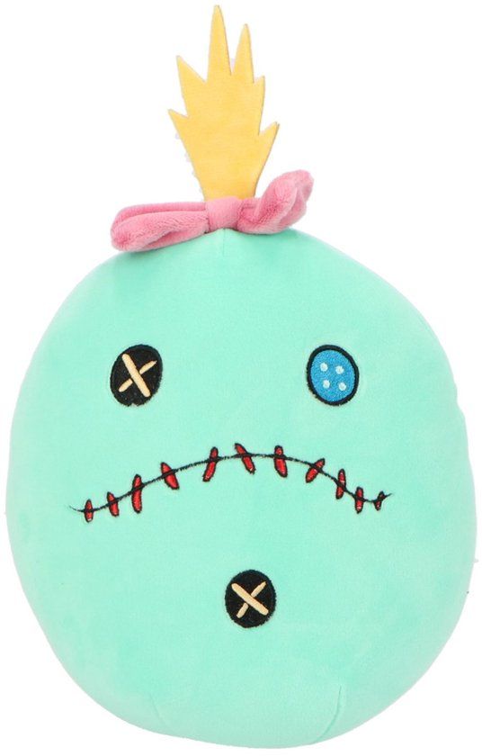 4KidsOnly Mister License Lilo & Stitch Squishy 32 cm - Knuffel - Zachte stof - Groen - Scrump