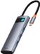 Baseus Hub USB-C 7-in-1 voor Laptop HDMI 4K 60Hz 3x USB 3.0 USB-C PD SD