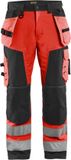 Blåkläder Werkbroek softshell High Vis 1567-2517 - High Vis Rood/Zwart - D104