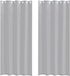 vidaXL Voile Gordijn 2 st Donkergrijs 225 x 140 cm Polyester