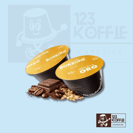 Caffè Borbone Oro capsules Dolce Gusto 90 stuks zachte Italiaanse espresso