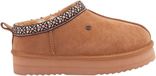 Warmbat Kynuna Plateau Tape Pantoffels Dames Bruin Suède Wol Maat 39