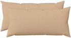 vidaXL - Kussensloop - 2 stuks - HEERLEN - Crèmekleurig - 40 x 80 cm - Katoensatijn