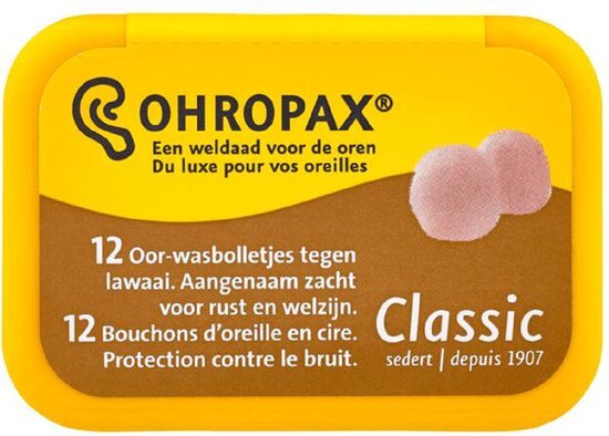 Ohropax Classic Wasbolletjes Oordopjes