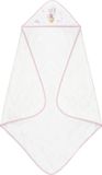 Interbaby Disney Badcape Minnie Mouse Roze/Wit Katoen