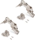 Emuca 1015407 Pack van 2 scharnieren Ø35 mm 165° met zachte sluiting