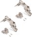 Emuca 1015407 Pack van 2 scharnieren Ø35 mm 165° met zachte sluiting