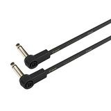 Adam Hall 4 STAR IRR 0060 FLM Pedalboard Patch Cable, Angled Jack TS, 0.6 m