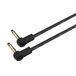 Adam Hall Cables 4 STAR IRR 0045 FLM - platte audiokabel, 6,3 mm mono-gouden stekker, 0,45 m
