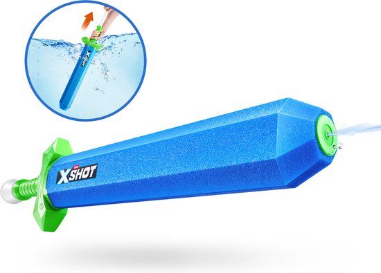 XSHOT ZURU XSHOT 2 in 1 Water Sword Waterpistool 170ml Meerkleurig Kunststof
