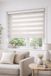 Madeco Rolgordijn Day & Night Duo Rolgordijn – 180 x 250 cm – Pique White – Régulateur de lumière – Rideau de fenêtre moderne pour salon, chambre à coucher ou bureau