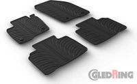 Gledring Rubbermatten Ford Edge 2016- (T profiel 4-delig + montageclips)