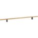 Viefe Poignée de meuble KUMO WOOD en bois et aluminium, BA 320 mm - Chêne + Titane noir