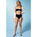 Fabletics Bandeau Maillot de bain Noir/Blanc Classique