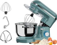 KitchenBrothers Keukenmachine - Keukenrobot - 6,2L - Mixer met Mengkom - Pastel Groen