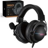 Drivv. PRO Casque de jeu avec microphone - Casque de jeu - Convient pour PS4, PS5, Xbox One, Xbox Series et PC - Casque de jeu