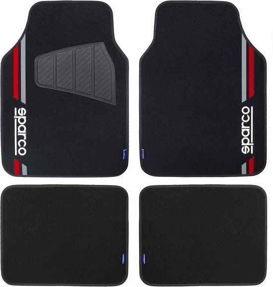 Sparco SPCF508RD Corsa - Vloermattenset - Rood