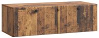 Support mural pour meuble TV 98 x 41 x 30 cm Bois vieilli Bois traité
