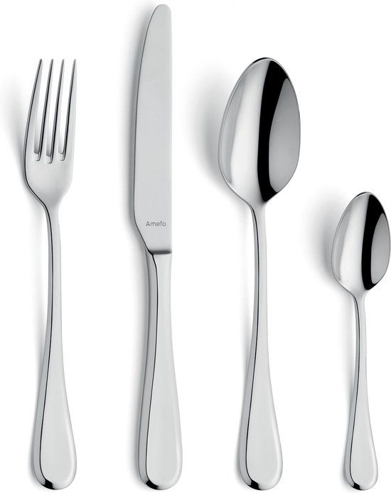Amefa Drift - 24-delige bestekset - Zilver - 6 personen