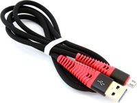 Câble de charge rapide avec connecteur Micro USB, tressé en nylon, 1 mètre