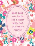 Piccadilly Greetings Moederdagkaart, Sentimate citaat voor mama - 8 x 6 inch