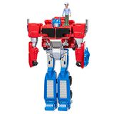 Transformers EarthSpark Spin Changer Optimus Prime actiefiguur van 20 cm met Robby Malto actiefiguur van 5 cm, vanaf 6 jaar