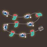 Disney STITCH Kerstlichtjes - Christmas Lighted Garland - 10 LED - 1,65m