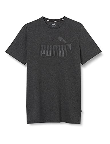 PUMA Herren T-Shirt ESS Heather Tee, Dark Gray Heather, S, 586736