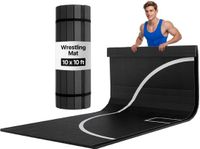 VEVOR Oprolbare Martial Arts Mat 3x3m Gymnastiekmat mma Jiu-Jitsu Yogamat Zwart