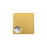 Clairefontaine 2191C verpakking met 25 dubbele kaarten pollen (gevouwen, 16 x 16 cm, 210 g) 1 pak goud