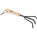 Draper DRA83991 Carbon Steel Hand Cultivator met hardhouten handvat