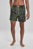 Urban Classics Paisley Zwemshorts Heren L Zwart/Groen