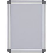 Bi-Office Curled Snap-wandframe A1-formaat aluminium