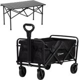 OFMOTRA Chariot de transport - Pliable - Capacité de charge 75KG - Noir