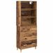 vidaXL Highboard Vieux Bois 69,5 x 32,5 x 180 cm Bois traité