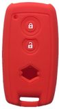 ONF3 Housse de clé de voiture en silicone - Rouge