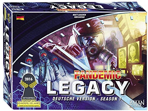 Z-Man Games Asmodee Pandemic Legacy - Season 1 blauw, Legacyspel, expertenspel, Duits