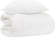 vidaXL - Couverture - Ensemble - 2 - pièce - 140 - x - 200 - cm - Toutes - saisons - Bambou - Blanc