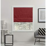 Exclusive Home Curtains Totale verduisterende Romeinse schaduw, polyester, rood, 64 "x 27"