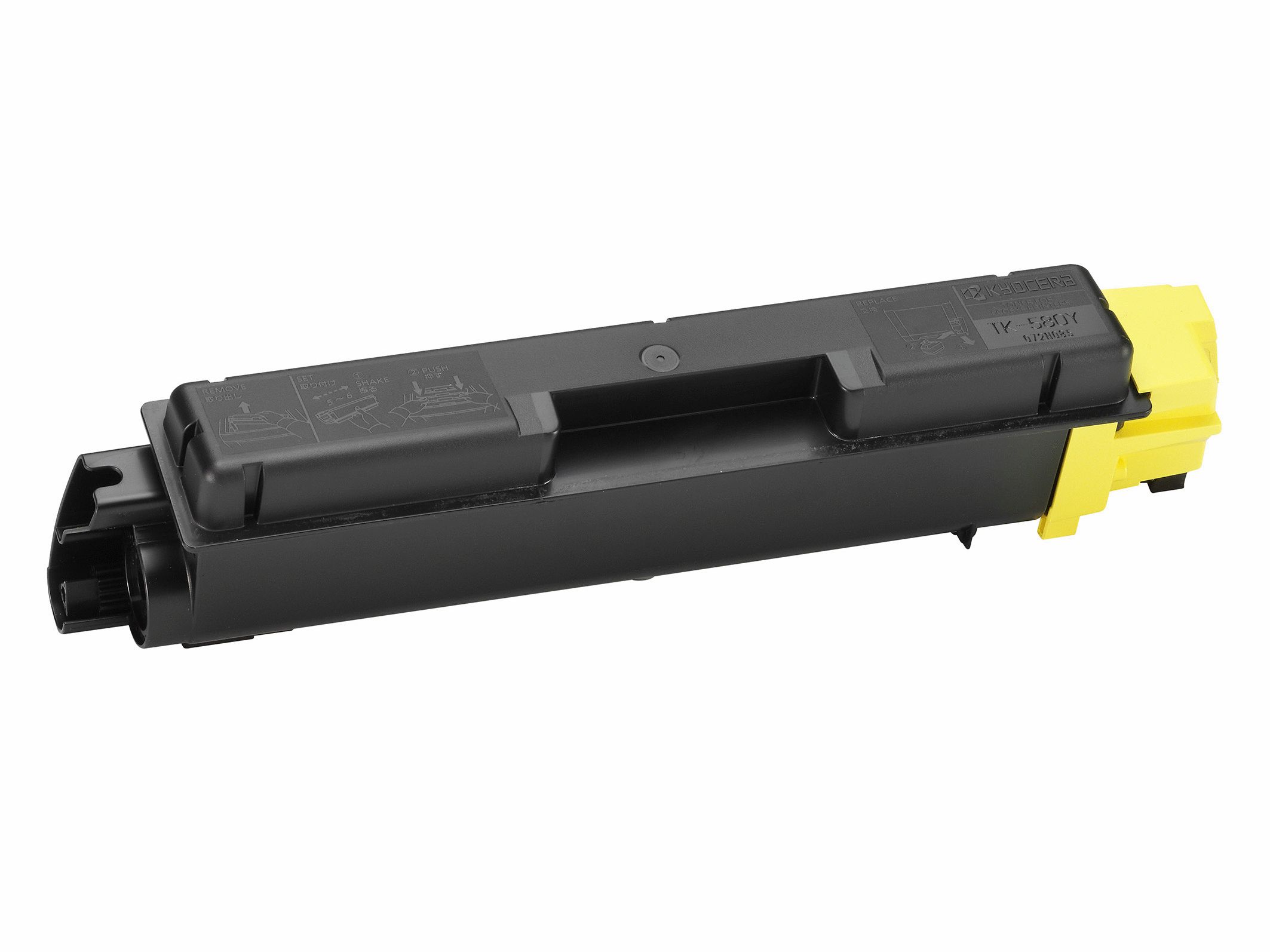 Kyocera TK-580Y Toner Cartridge - Yellow - 2800 Pages - Original