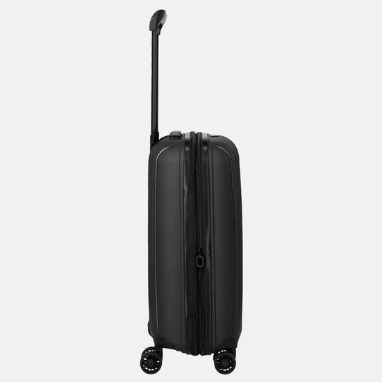 Travelite Skymate KLM Handbagage Trolley – Harde Schaal, TSA, Expandable - Zwart