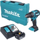 Makita DDF 490 RF1K accuboormachine 18 V 65 Nm borstelloos + 1x accu 3,0 Ah + oplader + koffer