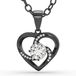SERASAR Ketting van Sterling Zilver [Emotion] - Zwart - 925 Sieraden