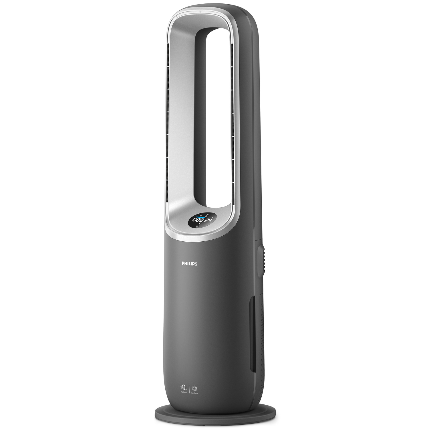 Philips Air Performer 8000 Series AMF870/15 - 3-in-1 Air Purifier, Fan & Heater - HEPA Filter - 270 m³/h - Grey - App Connected